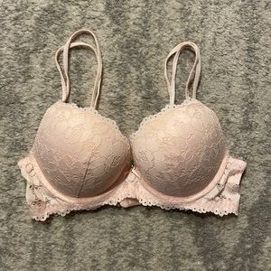 Light Pink Lace push-up bra 34C